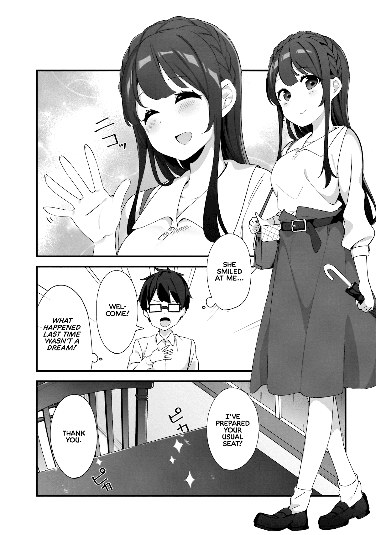 Hayasegawa-kun to Megami na Onee-san Chapter 2 page 2 - Chapter 2: Work Quiz
