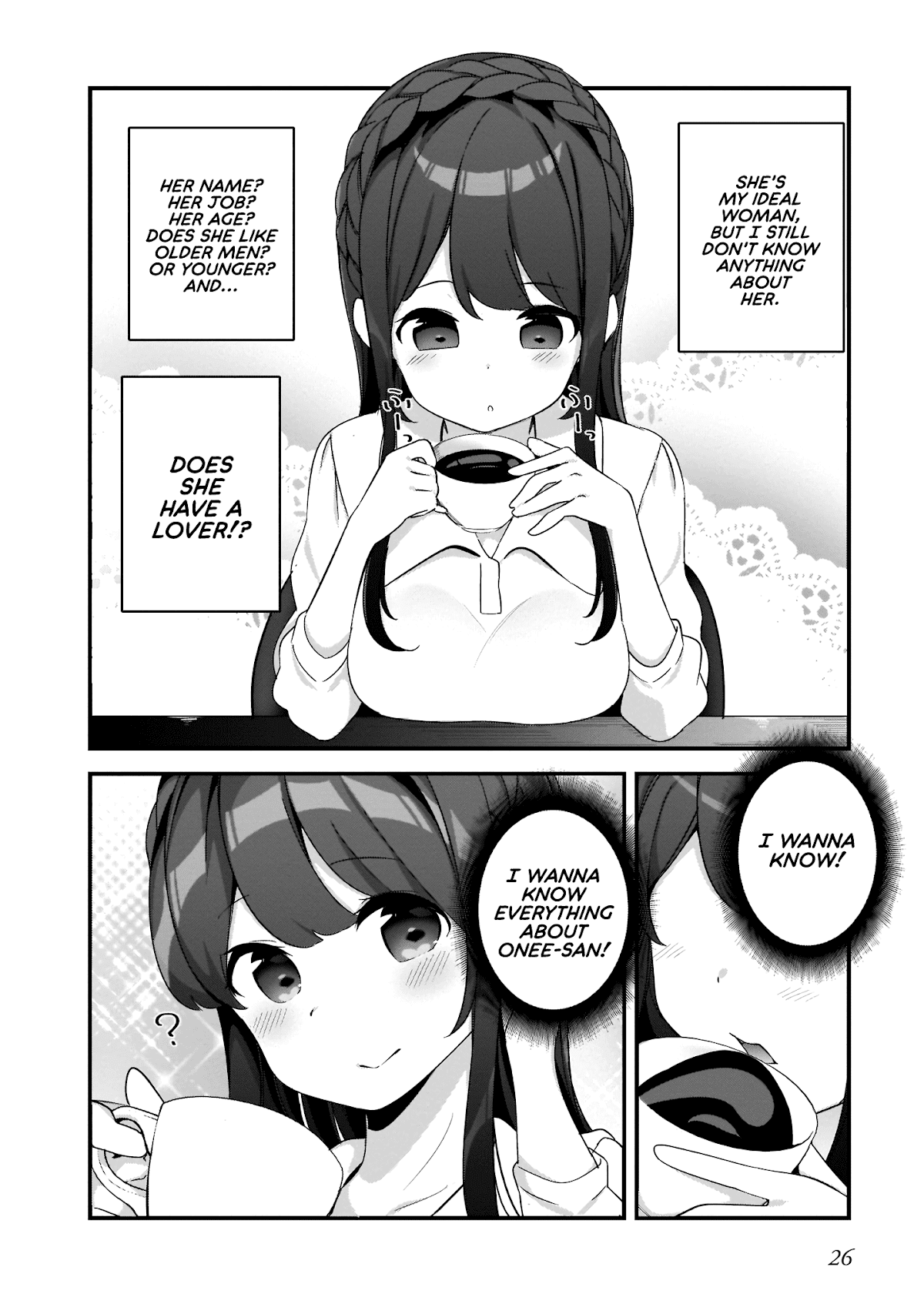Hayasegawa-kun to Megami na Onee-san Chapter 2 page 6 - Chapter 2: Work Quiz