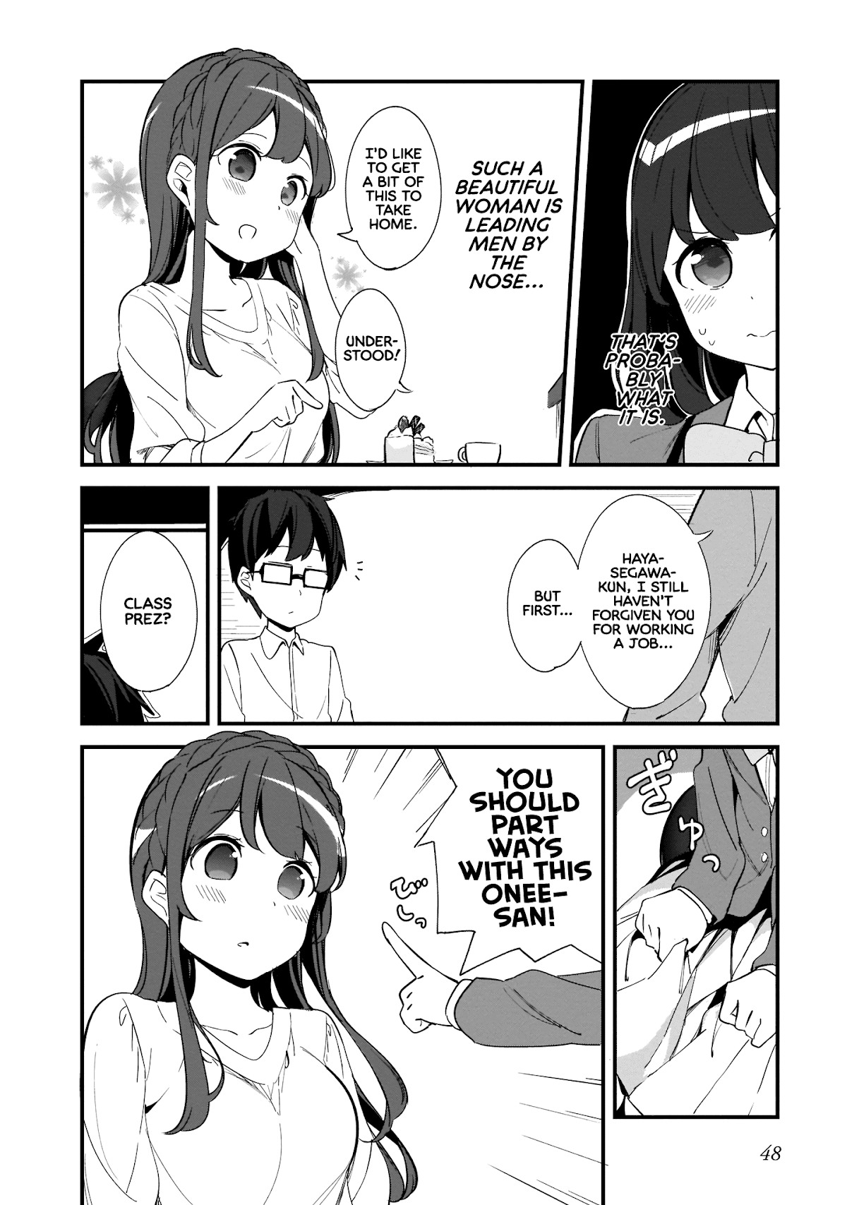 Hayasegawa-kun to Megami na Onee-san Chapter 3 page 10 - Chapter 3: Regulatory Mistake