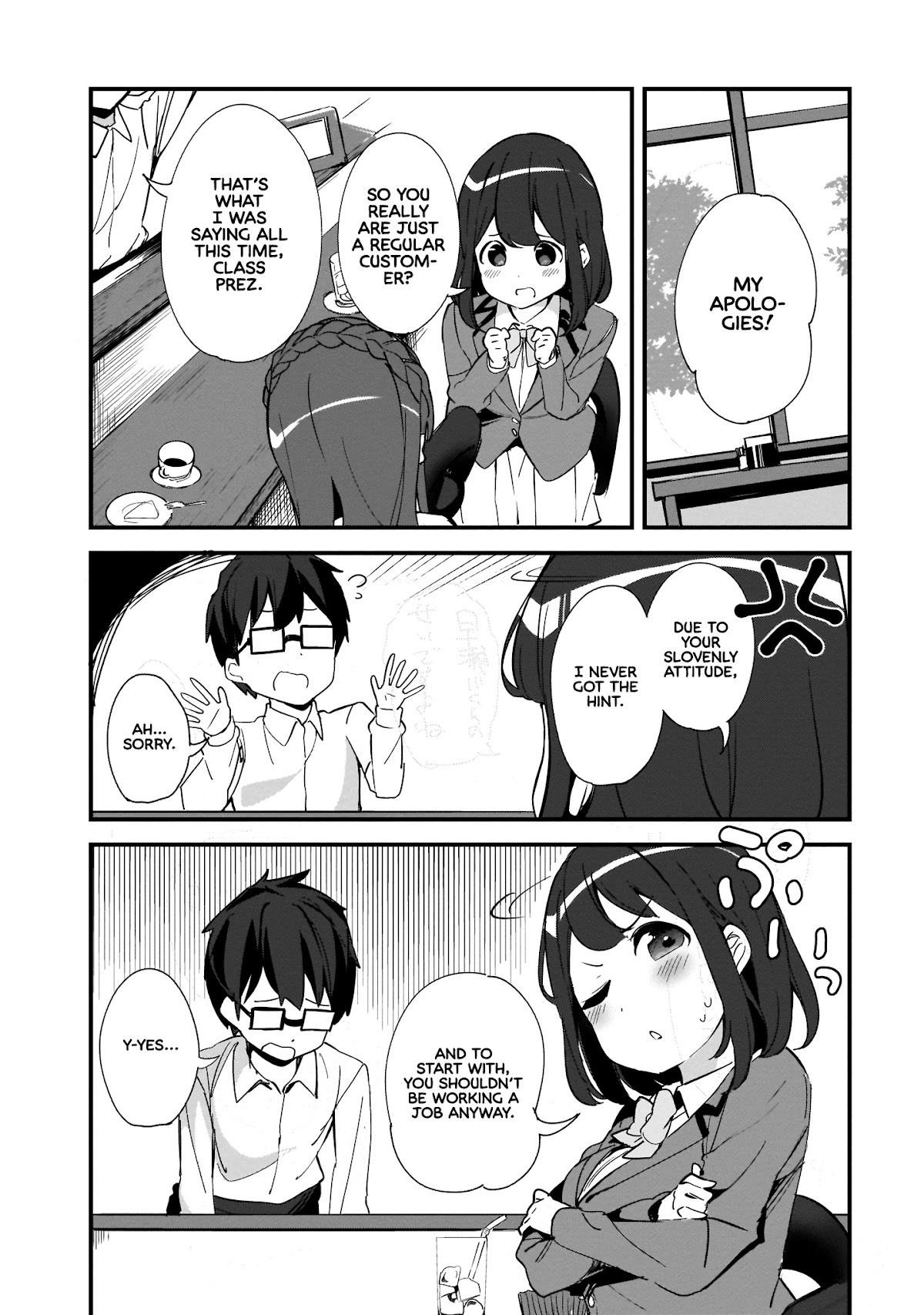Hayasegawa-kun to Megami na Onee-san Chapter 3 page 14 - Chapter 3: Regulatory Mistake