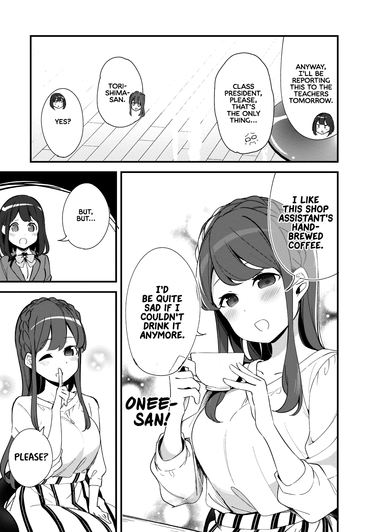Hayasegawa-kun to Megami na Onee-san Chapter 3 page 15 - Chapter 3: Regulatory Mistake