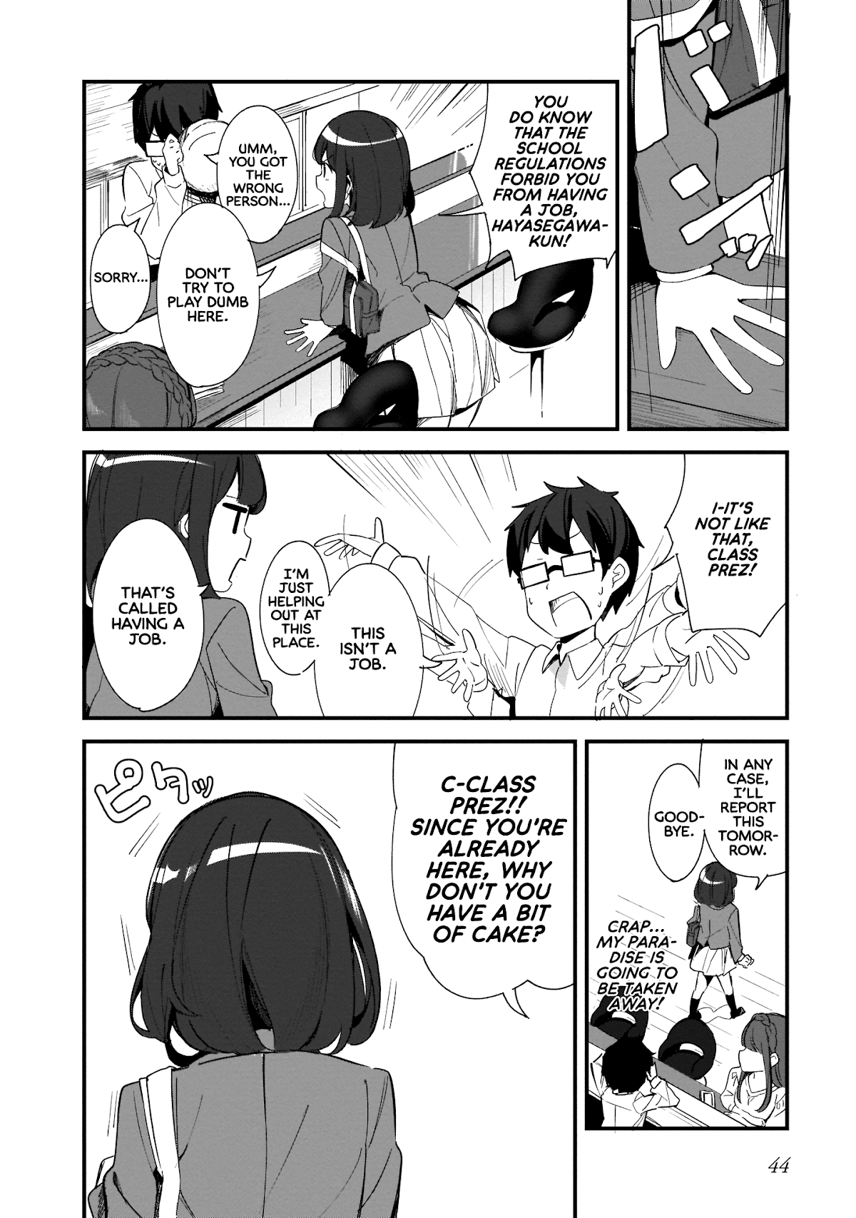 Hayasegawa-kun to Megami na Onee-san Chapter 3 page 6 - Chapter 3: Regulatory Mistake