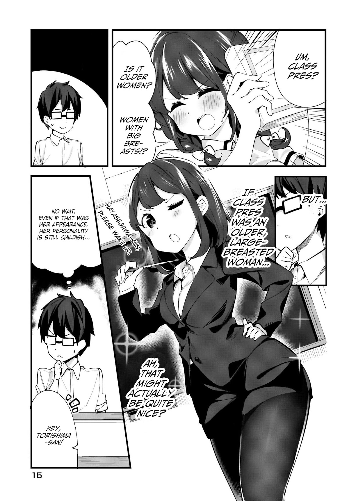Hayasegawa-kun to Megami na Onee-san Chapter 4 page 11 - Chapter 4