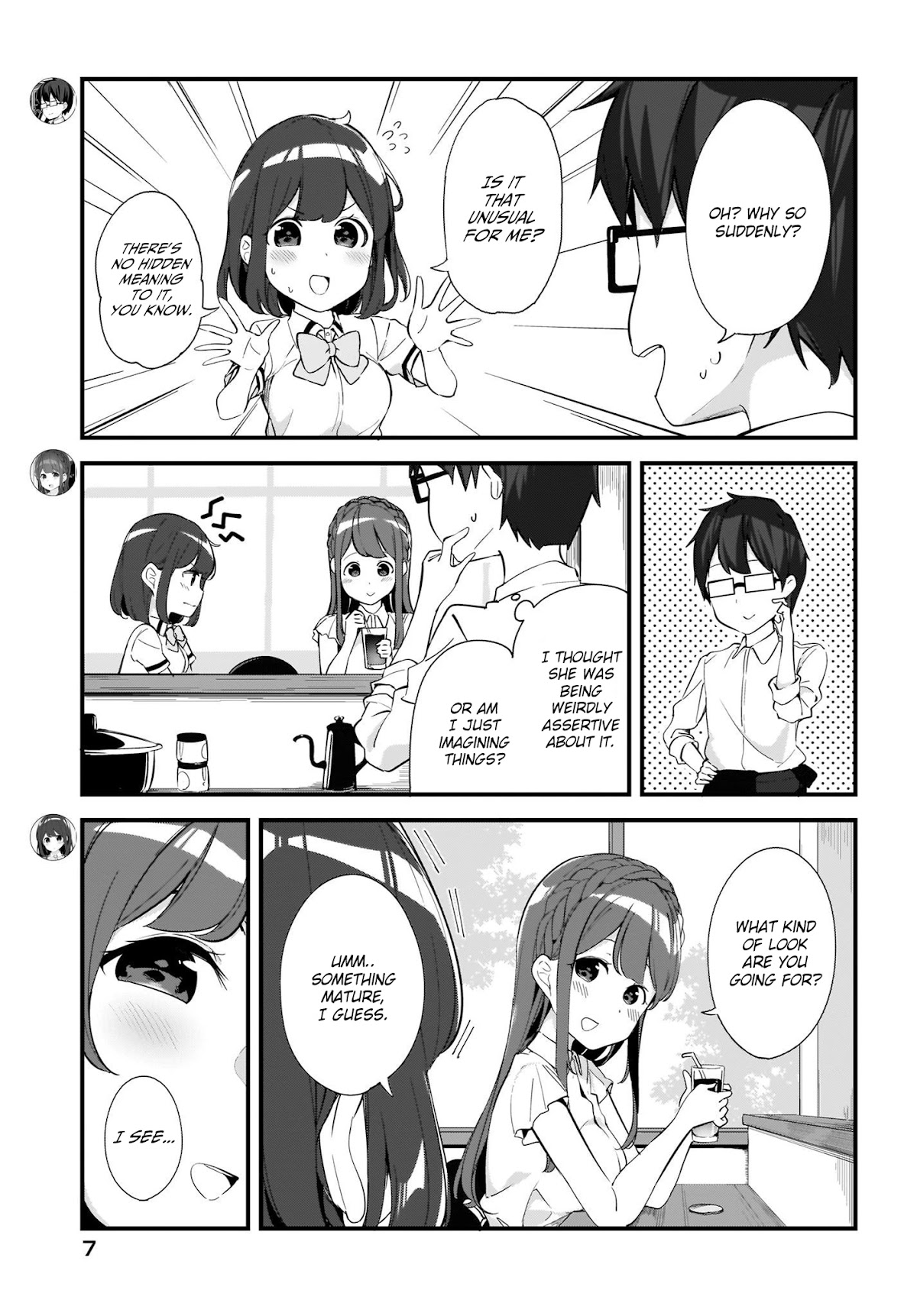 Hayasegawa-kun to Megami na Onee-san Chapter 4 page 3 - Chapter 4