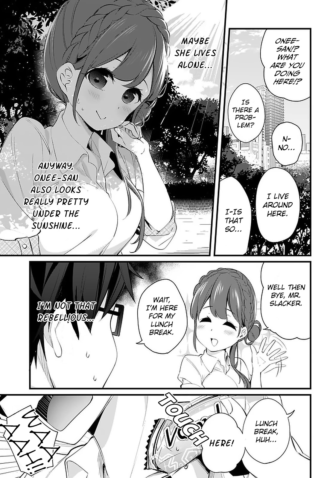 Hayasegawa-kun to Megami na Onee-san Chapter 6 page 3 - Chapter 6
