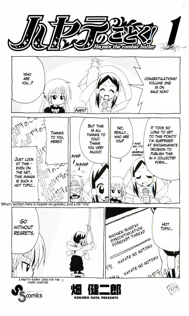 Hayate no Gotoku! Chapter 1 page 3 - Chapter 1 : Santa's Red Is A Blood-Colored Hell (Fixed)