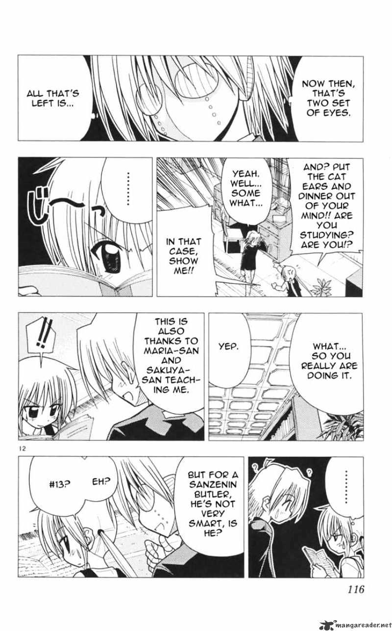 Hayate no Gotoku! Chapter 103 page 12 - Chapter 103 : A Long Time Ago, Hotaru Said This Whoever Manipulates a Person Will be Manipulated Themselves