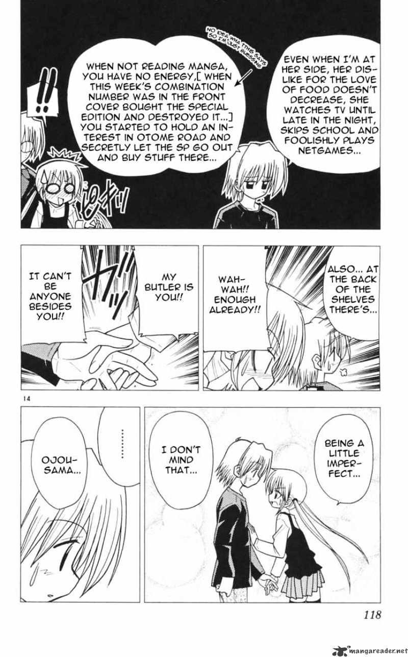 Hayate no Gotoku! Chapter 103 page 14 - Chapter 103 : A Long Time Ago, Hotaru Said This Whoever Manipulates a Person Will be Manipulated Themselves
