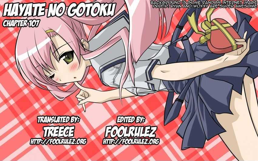 Hayate no Gotoku! Chapter 107 page 24 - Chapter 107 : A Lonesome War