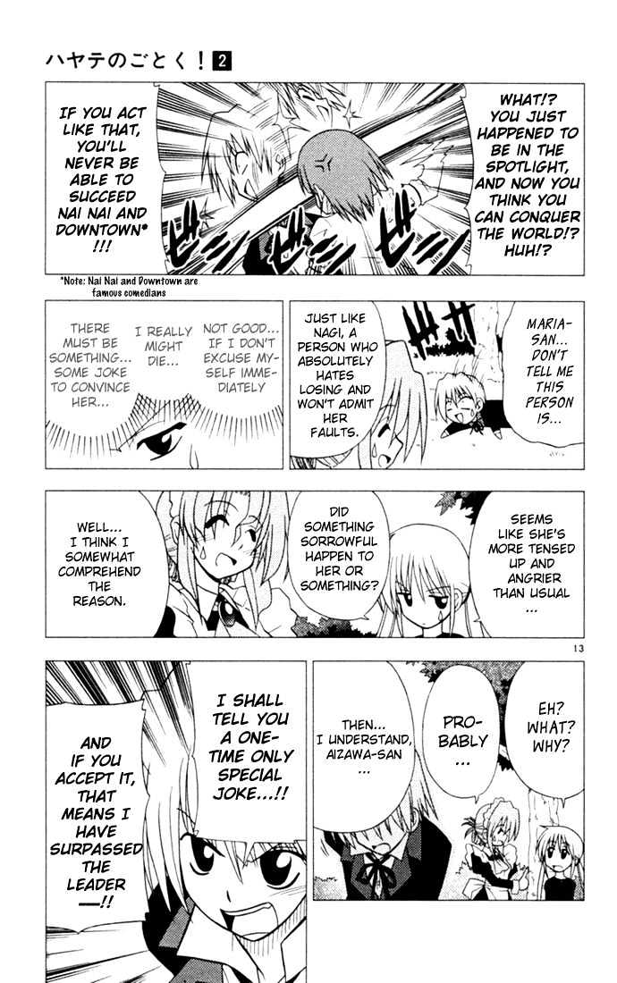 Hayate no Gotoku! Chapter 11 page 13 - Chapter 11 : The Mystery of Men Playing Shogi All the Time at the Foot of the...