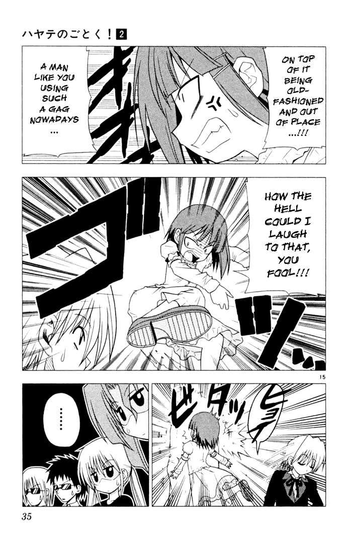 Hayate no Gotoku! Chapter 11 page 15 - Chapter 11 : The Mystery of Men Playing Shogi All the Time at the Foot of the...
