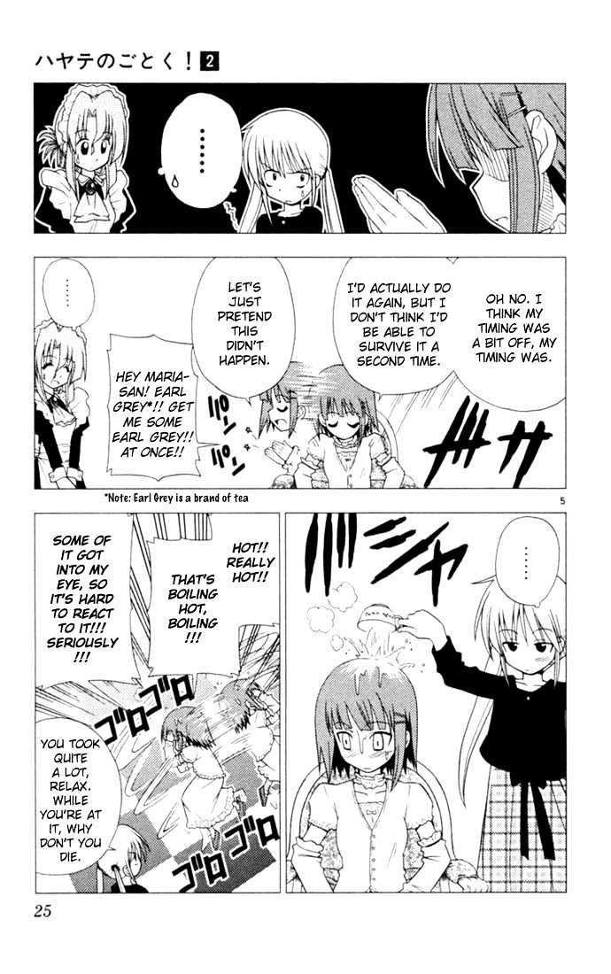 Hayate no Gotoku! Chapter 11 page 5 - Chapter 11 : The Mystery of Men Playing Shogi All the Time at the Foot of the...