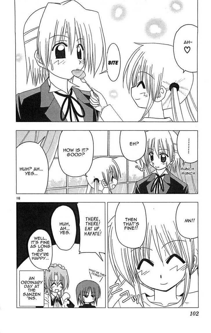Hayate no Gotoku! Chapter 124 page 16 - Chapter 124 : Spiderman's Everyday Life Isn't About Fighting Movie-like Monsters, It's About Saving Civilians.  A Butler's Everyday Life is Similar to That.