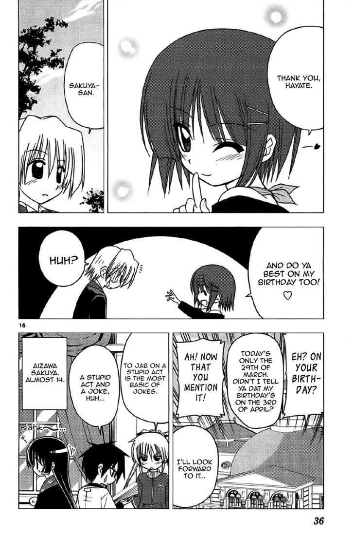 Hayate no Gotoku! Chapter 131 page 16 - Chapter 131 : Does the saying, 'A smile's worth 0 Yen' still exist?