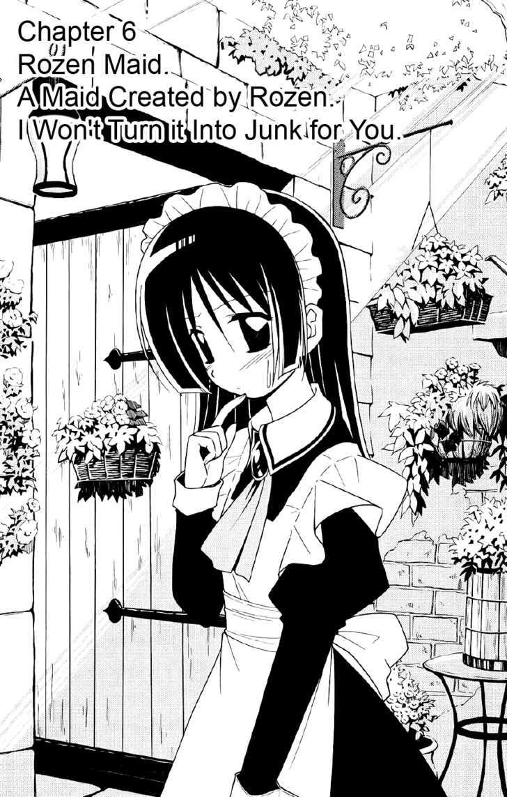 Hayate no Gotoku! Chapter 135 page 1 - Chapter 135 : Rozen Maid. A Maid Created by Rozen. I Won't Turn it Into Junk for You.
