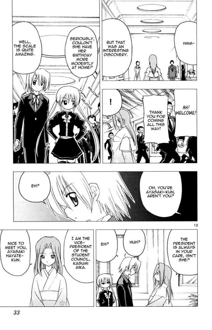 Hayate no Gotoku! Chapter 142 page 13 - Chapter 142 : Having your identity exposed and being treated like an animal, if I think about it, this setup is scary