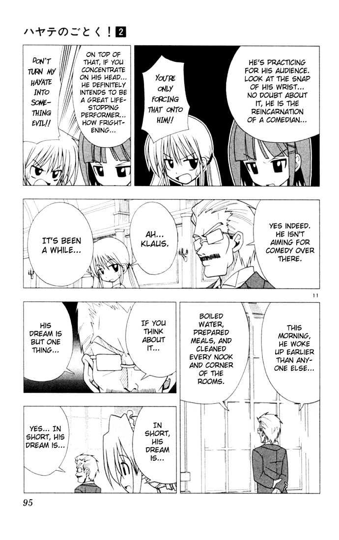 Hayate no Gotoku! Chapter 15 page 11 - Chapter 15 : A Way to Lose the Golden Feather