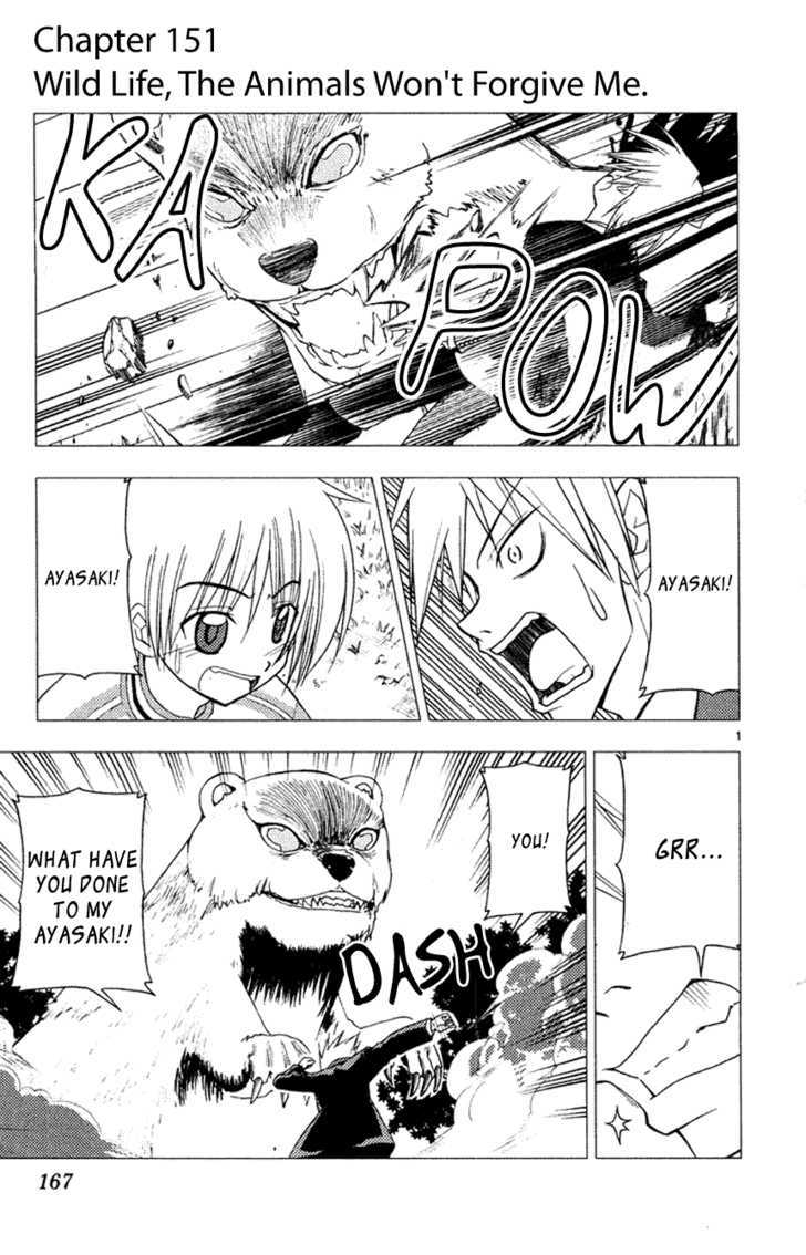 Hayate no Gotoku! Chapter 151 page 1 - Chapter 151 : A Wild Life. The Animals Are Unforgiving to Me