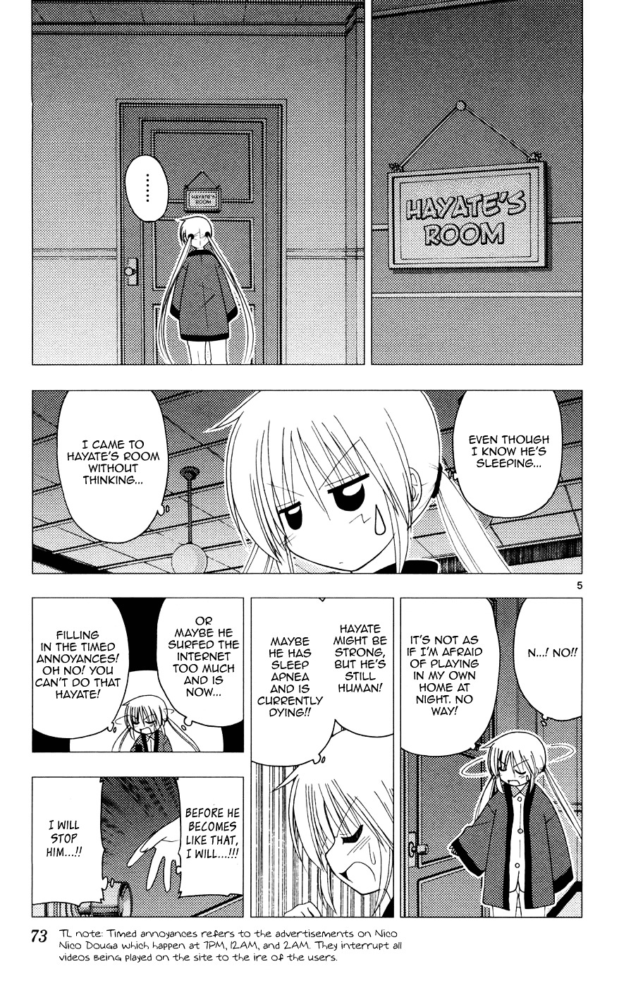 Hayate no Gotoku! Chapter 156 page 5 - Chapter 156 : I Can't Sleep At 2AM, I'll Destroy The Door Because Of A Splinter
