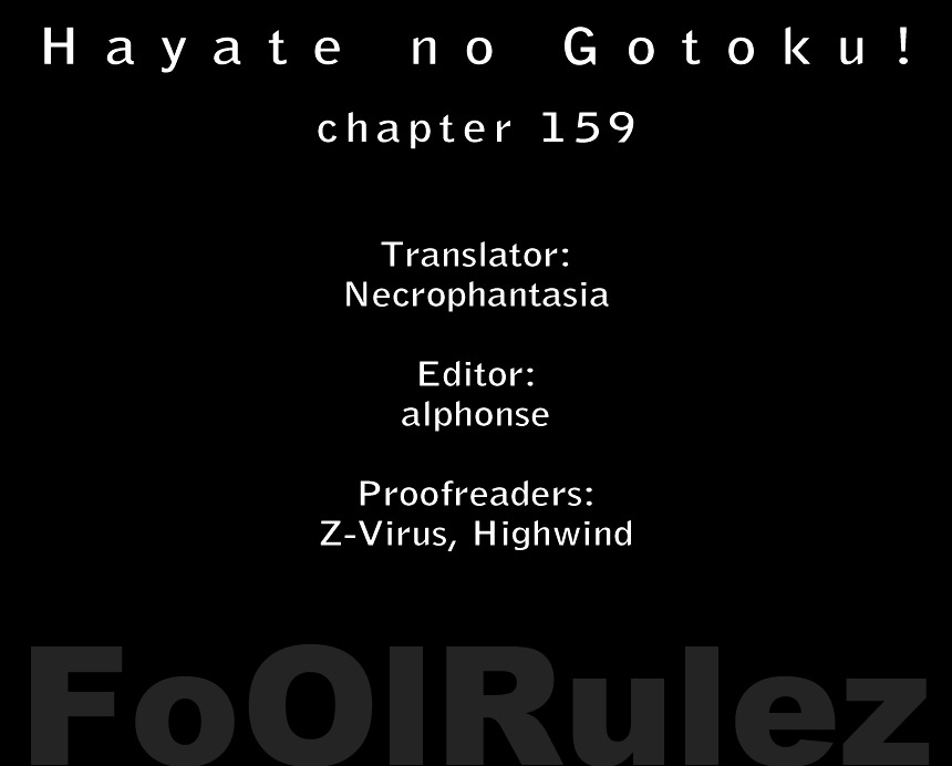 Hayate no Gotoku! Chapter 159 page 17 - Chapter 159 : Danger is in Walking