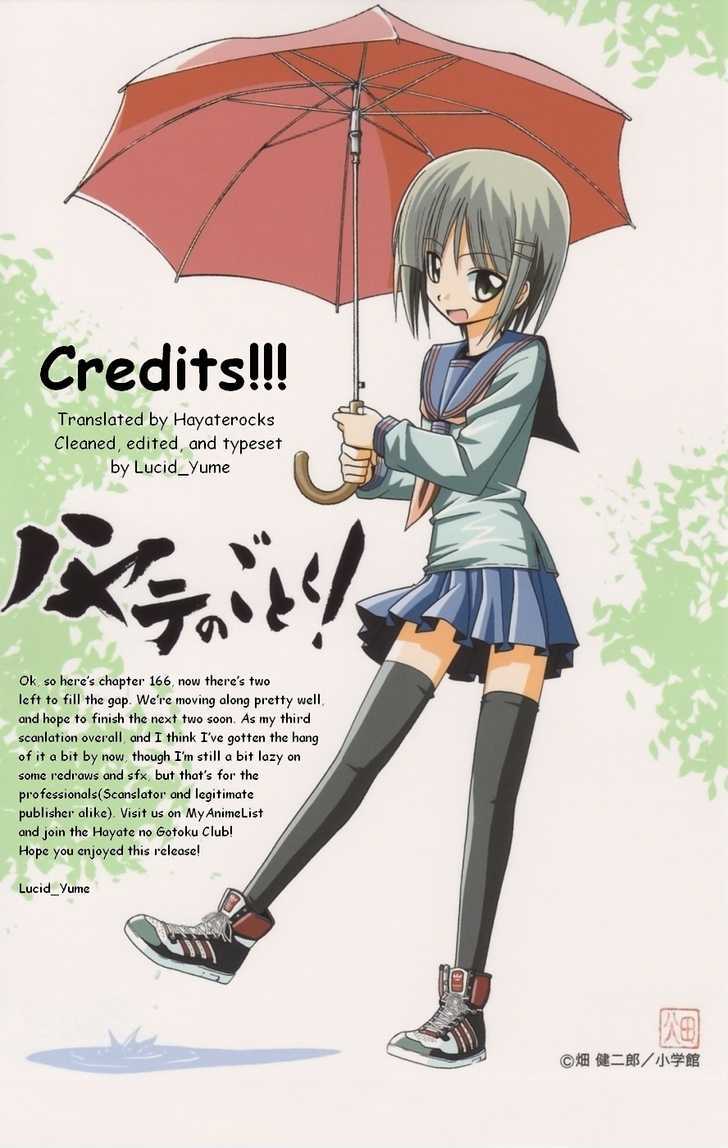 Hayate no Gotoku! Chapter 166 page 17 - Chapter 166 : I Can Straighten You Out
