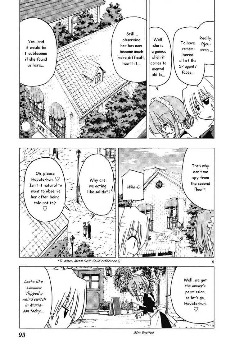 Hayate no Gotoku! Chapter 168 page 9 - Chapter 168 : When You're Tired, Take A Nap. Then Try Your Best.