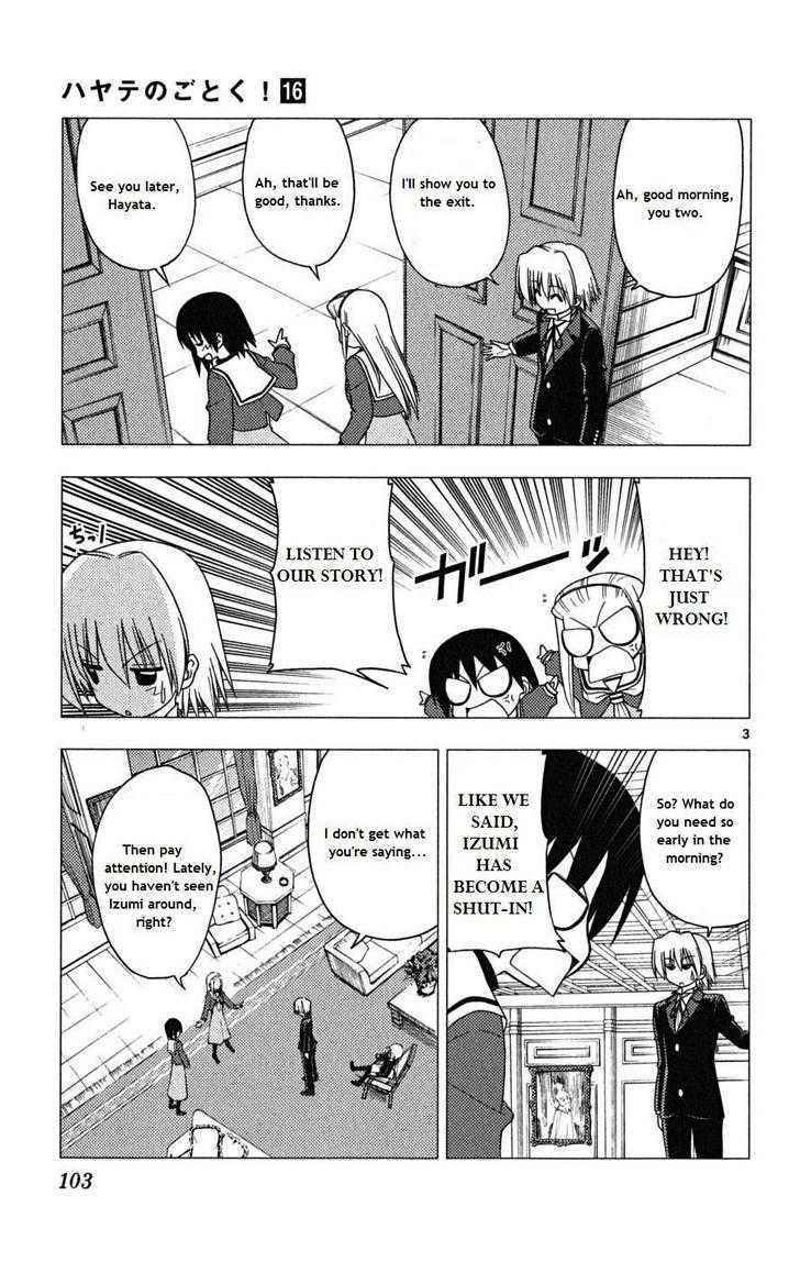 Hayate no Gotoku! Chapter 169 page 2 - Chapter 169 : Even if You Saw It, It's Very Important to Pretend You Didn't