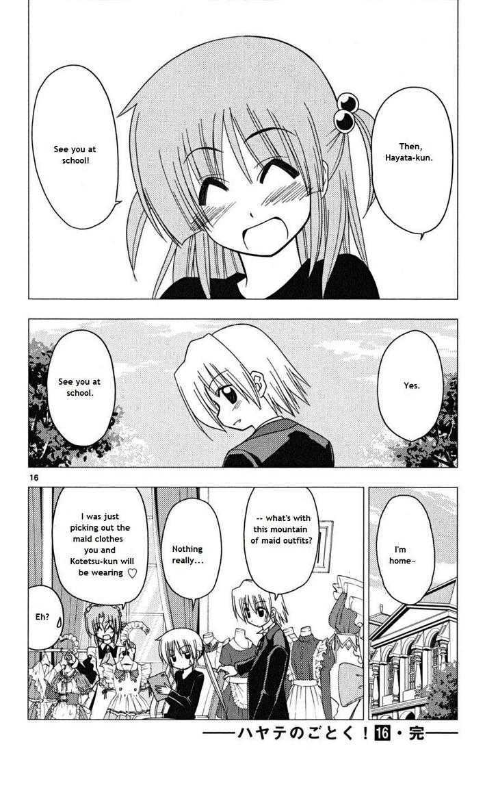 Hayate no Gotoku! Chapter 173 page 15 - Chapter 173 : For Now, Try Discussing It with Body Language