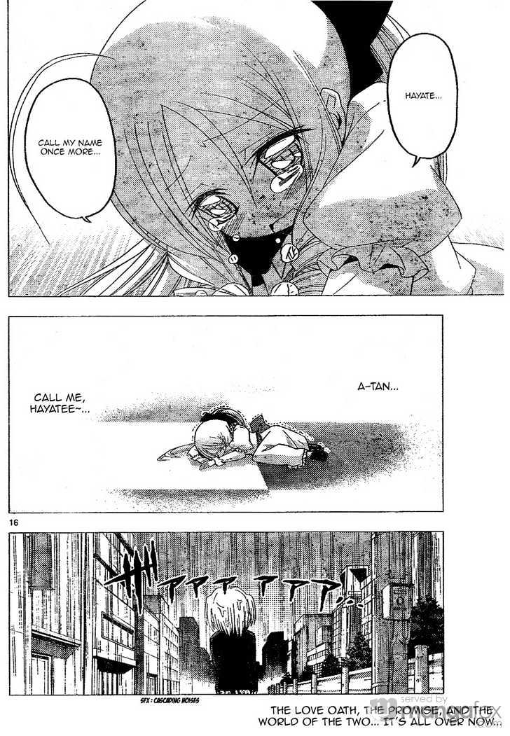 Hayate no Gotoku! Chapter 186 page 16 - Chapter 186 : The End of the World (9): Don't Call Me Anymore