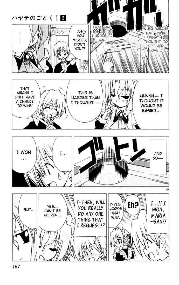 Hayate no Gotoku! Chapter 19 page 15 - Chapter 19 : Night of the Servants