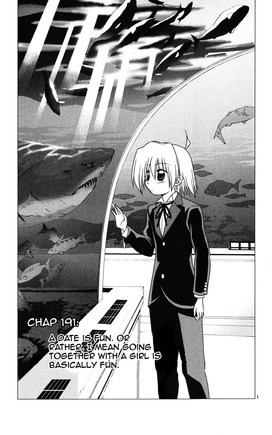 Hayate no Gotoku! Chapter 191 page 1 - Chapter 191 : A date is Fun. Or Rather, I Mean Going Out with a Girl is Basically ...