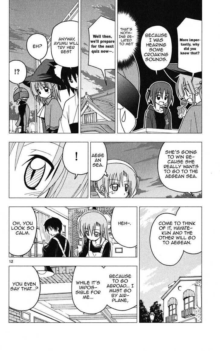 Hayate no Gotoku! Chapter 195 page 12 - Chapter 195 : I Wanna Know Because I Don't Know. Now I Don't Know But I'll Know Later. That's The Quiz Game Life