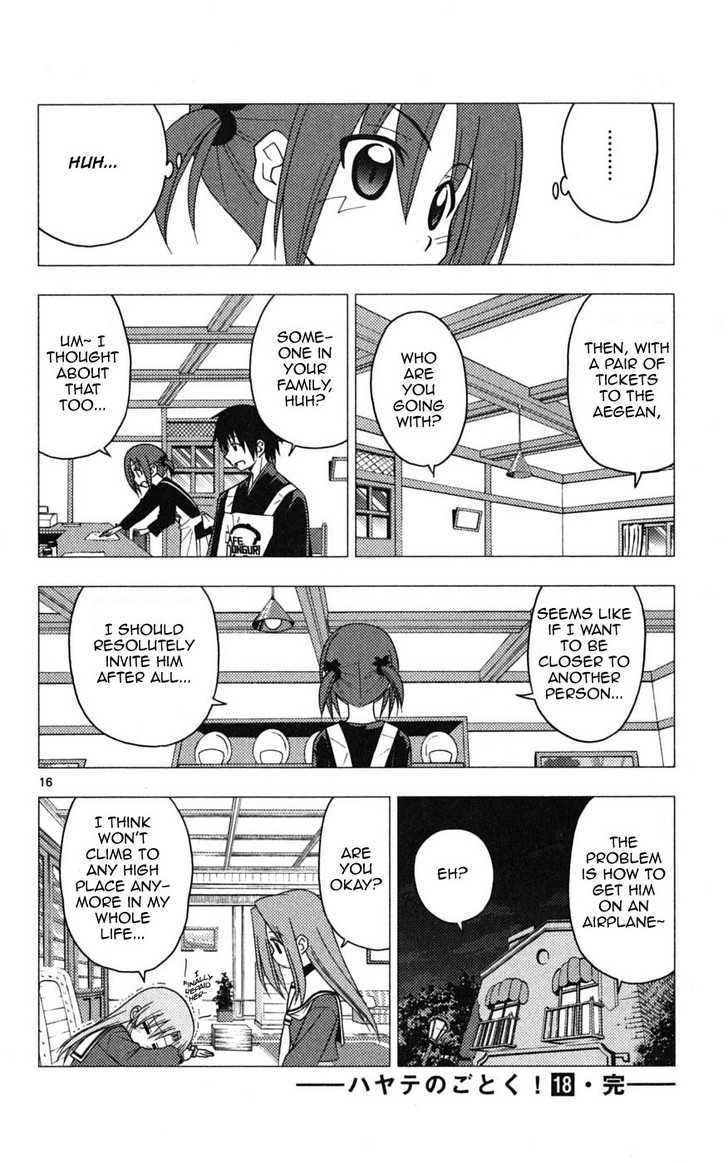 Hayate no Gotoku! Chapter 195 page 16 - Chapter 195 : I Wanna Know Because I Don't Know. Now I Don't Know But I'll Know Later. That's The Quiz Game Life
