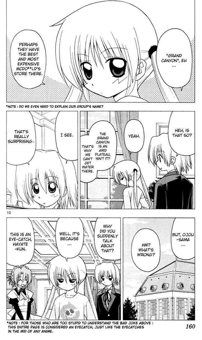 Hayate no Gotoku! Chapter 205 page 10 - Chapter 205 : You are not supposed to say "funny you should mention that. It's not a dream!!"