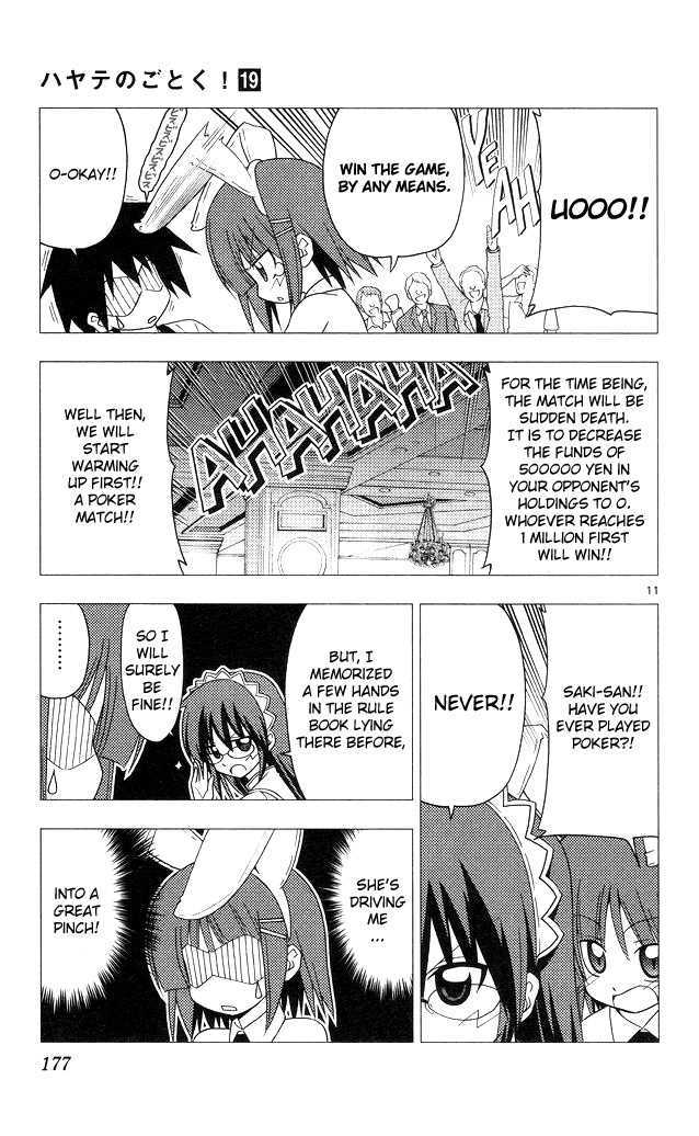 Hayate no Gotoku! Chapter 206 page 11 - Chapter 206 : A free guy is strong, unreasonably strong.