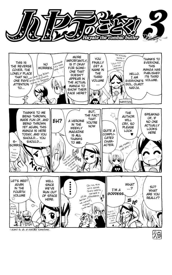 Hayate no Gotoku! Chapter 21 page 2 - Chapter 21 : A Battle for Men