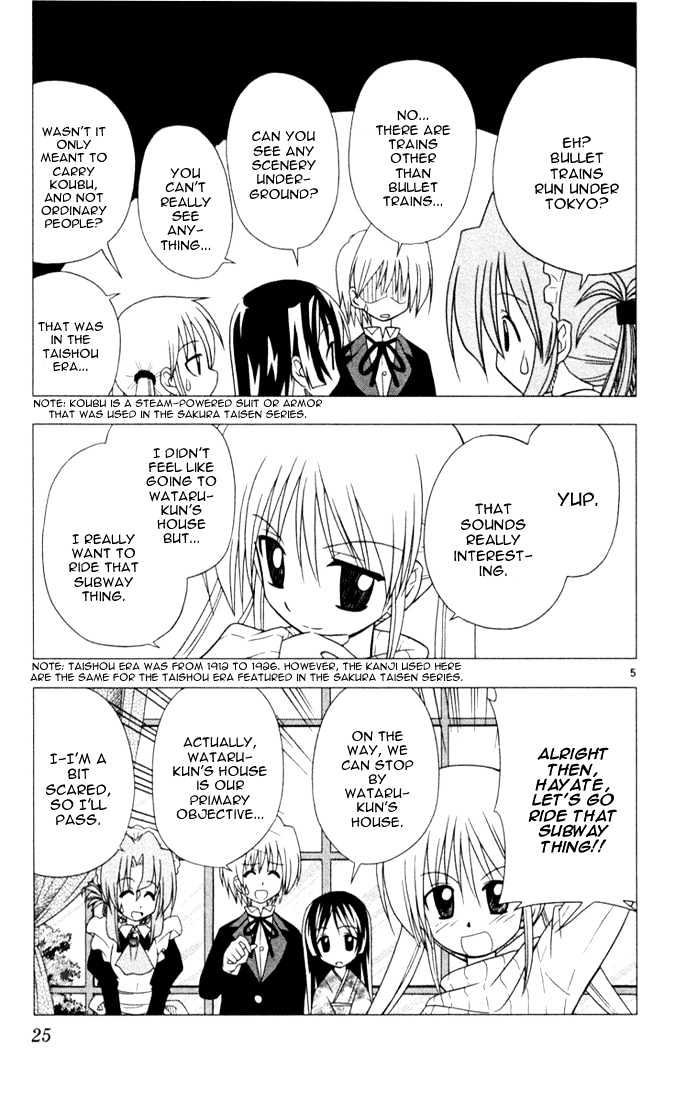 Hayate no Gotoku! Chapter 22 page 5 - Chapter 22 : The Tokyo Underground