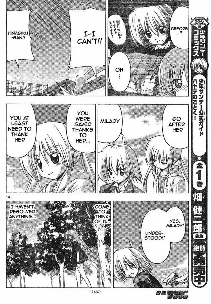 Hayate no Gotoku! Chapter 223 page 14 - Chapter 223 : "Winning and Happiness are Equal but Not Linked"
