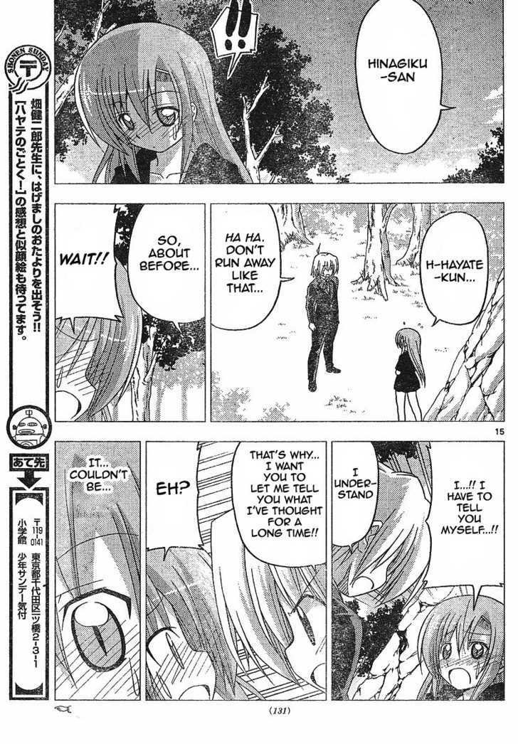 Hayate no Gotoku! Chapter 223 page 15 - Chapter 223 : "Winning and Happiness are Equal but Not Linked"