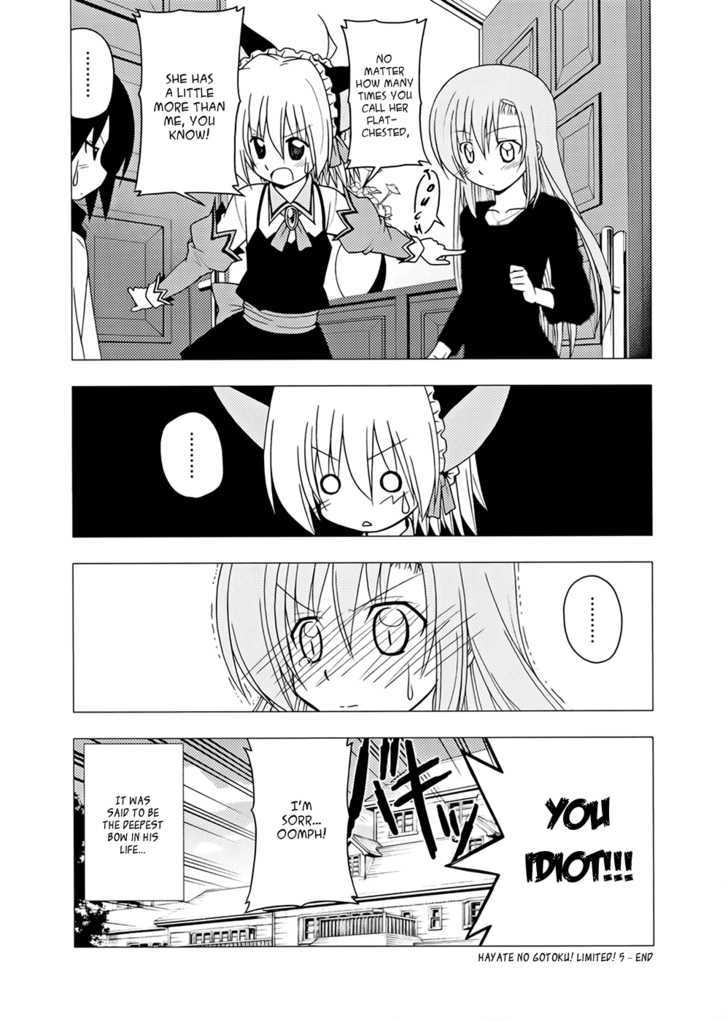 Hayate no Gotoku! Chapter 224.5 page 4 - Chapter 224.5 : Limited 5