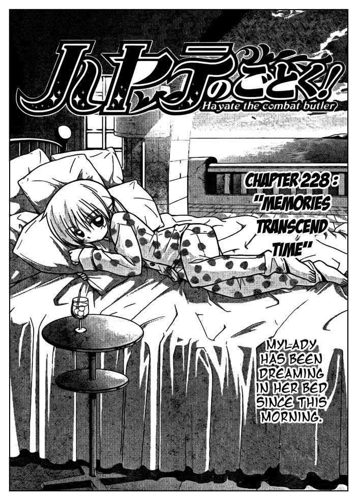 Hayate no Gotoku! Chapter 228 page 2 - Chapter 228 : Memories Transcend Time