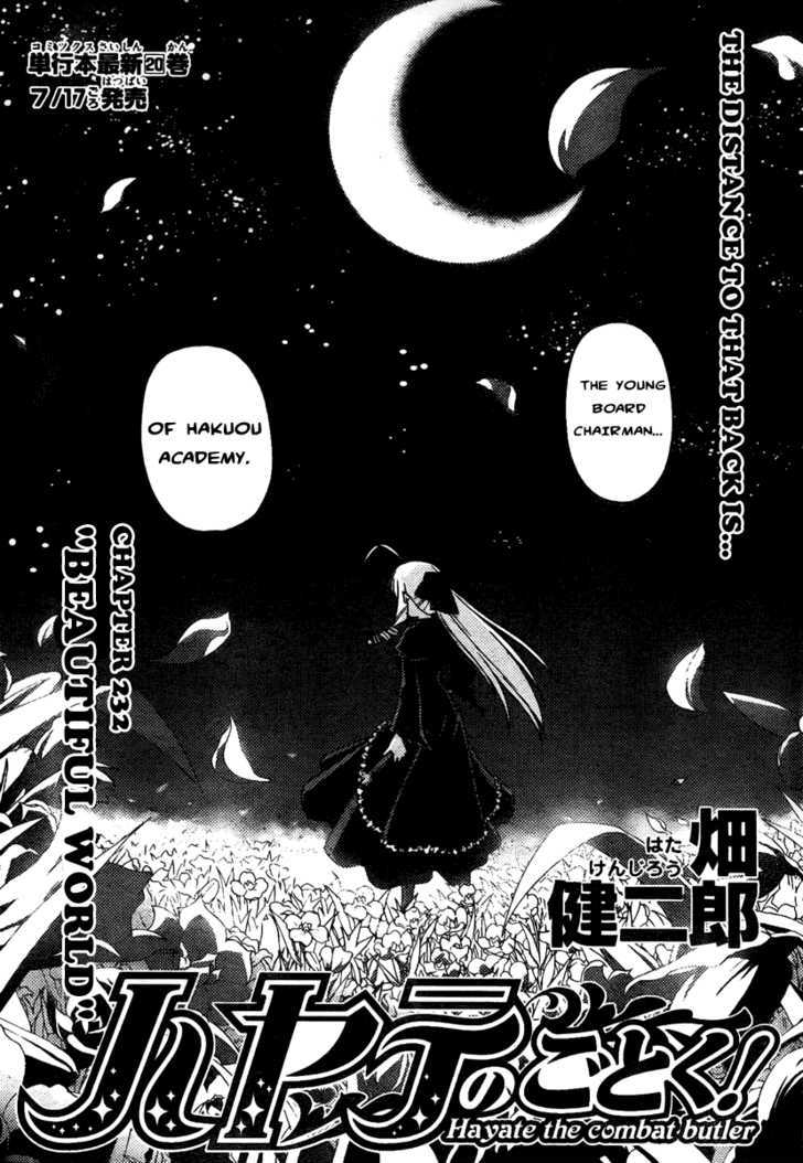 Hayate no Gotoku! Chapter 232 page 2 - Chapter 232 : Beautiful World