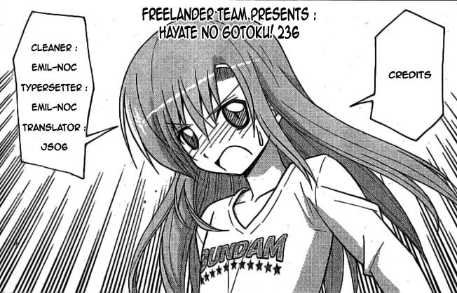 Hayate no Gotoku! Chapter 236 page 17 - Chapter 236 : I Can't Figure It Out from Incomplete Information