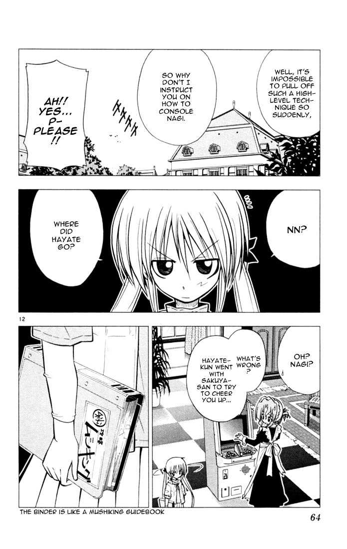 Hayate no Gotoku! Chapter 24 page 12 - Chapter 24 : I was so Frustrated from Losing to the Kids in Town that I Won. But I don't Regret it.