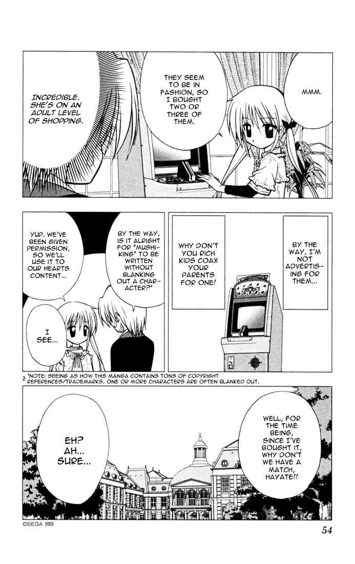 Hayate no Gotoku! Chapter 24 page 2 - Chapter 24 : I was so Frustrated from Losing to the Kids in Town that I Won. But I don't Regret it.