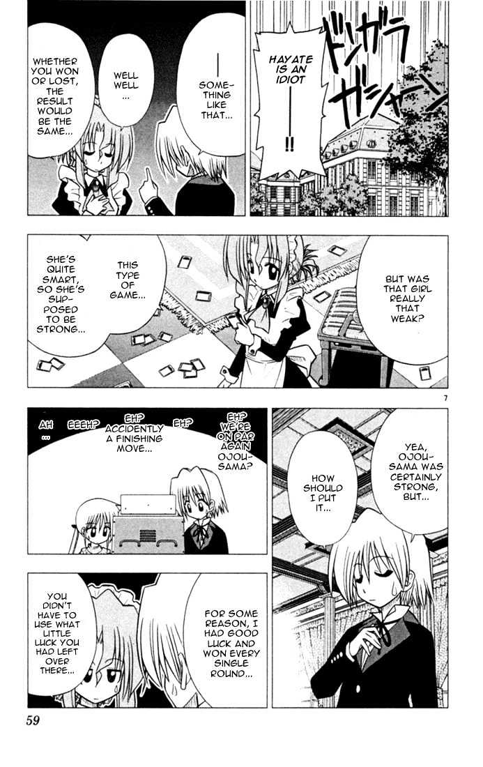 Hayate no Gotoku! Chapter 24 page 7 - Chapter 24 : I was so Frustrated from Losing to the Kids in Town that I Won. But I don't Regret it.