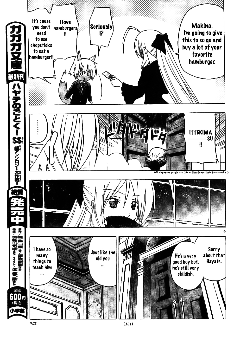 Hayate no Gotoku! Chapter 243 page 9 - Chapter 243 : Thinking Of Your Sleeping Face Thats Full Of Love