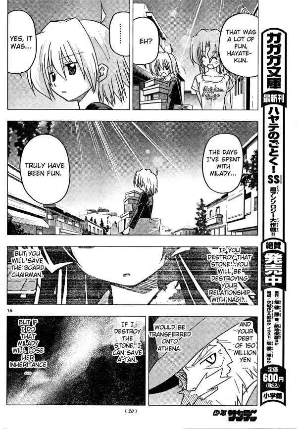 Hayate no Gotoku! Chapter 250 page 15 - Chapter 250 : The Beginning of the Final Day