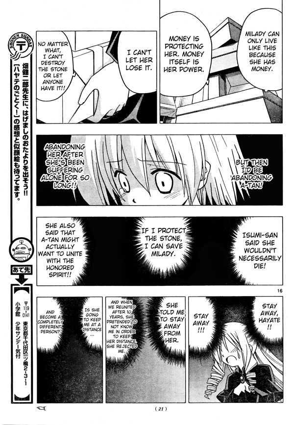 Hayate no Gotoku! Chapter 250 page 16 - Chapter 250 : The Beginning of the Final Day