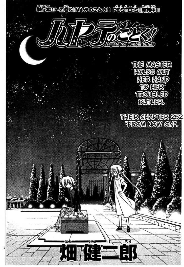 Hayate no Gotoku! Chapter 252 page 2 - Chapter 252 : From Now On